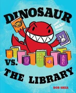 Dinosaur vs the library book cover.