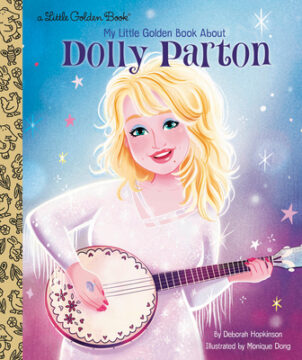 My Little Golden Book About Dolly Parton book cover.