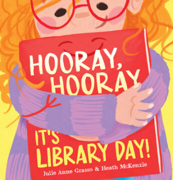 Hooray Hooray its library day book cover.