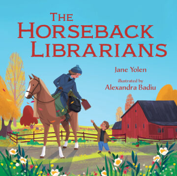 The Horseback Librarians by Jane Yolen book cover.