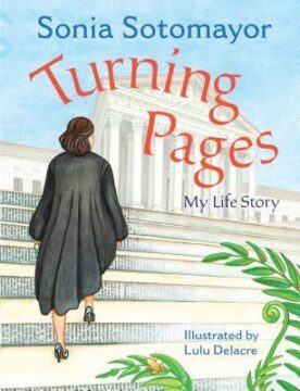 Turning Pages: My Life Story book cover.