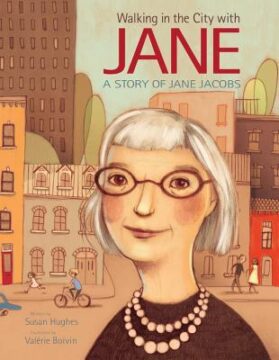 Walking in the city with Jane book cover.