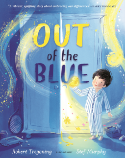 Out of the Blue book cover.